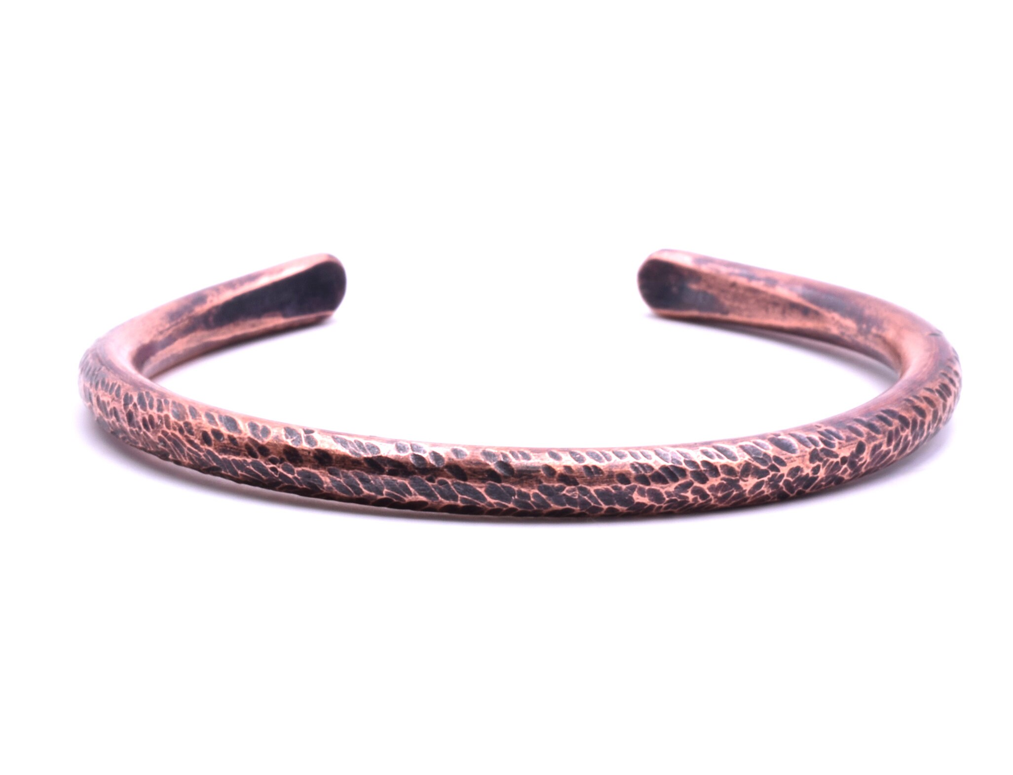 Copper Viking Bracelet With Chased Pattern Etsy UK