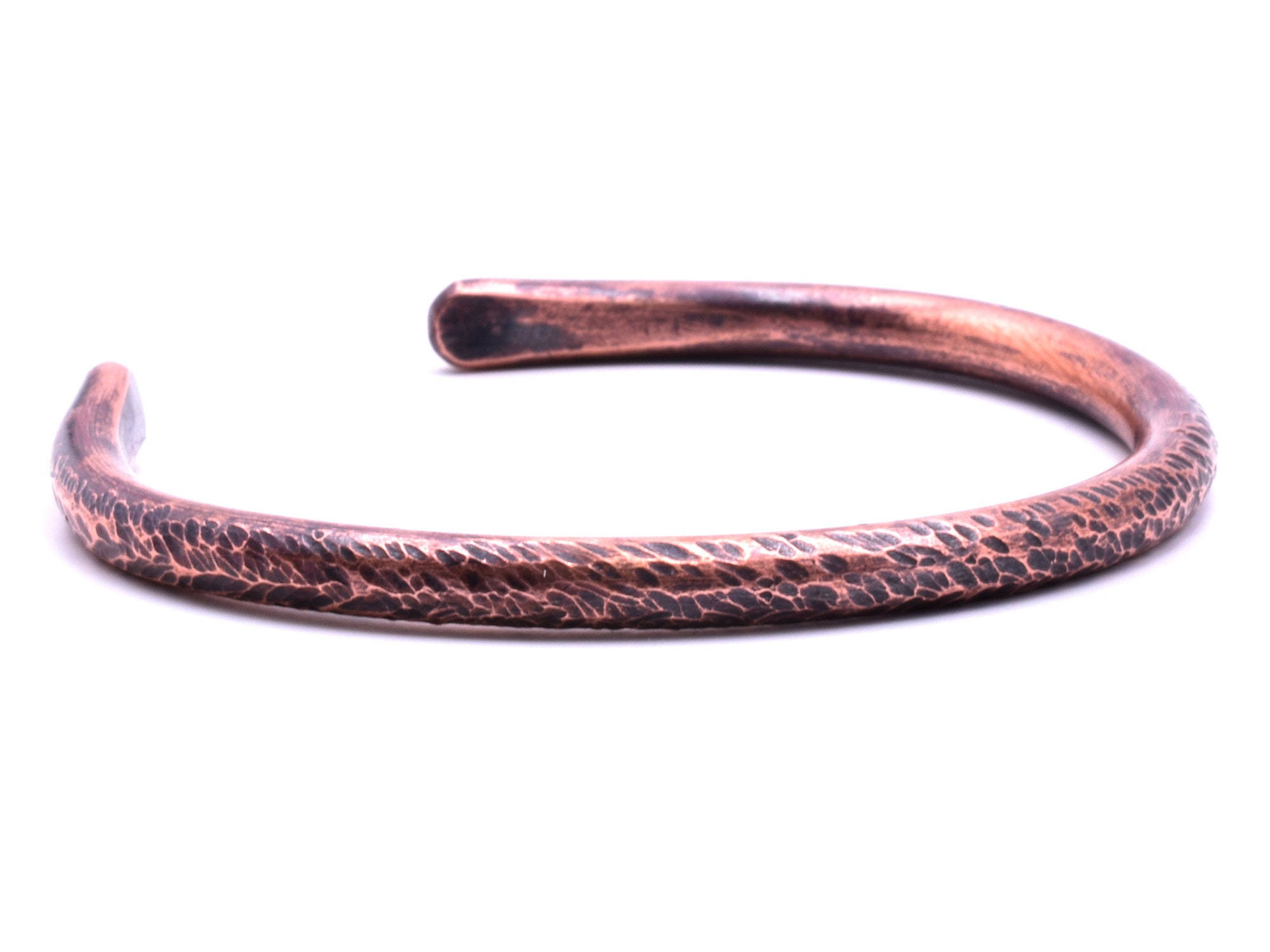 Copper Viking Bracelet With Chased Pattern Etsy UK