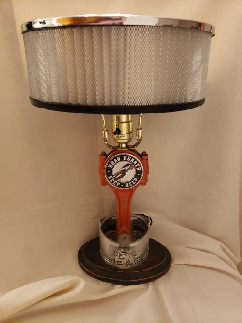 Plymouth Roadrunner Piston Desk Lamp Etsy
