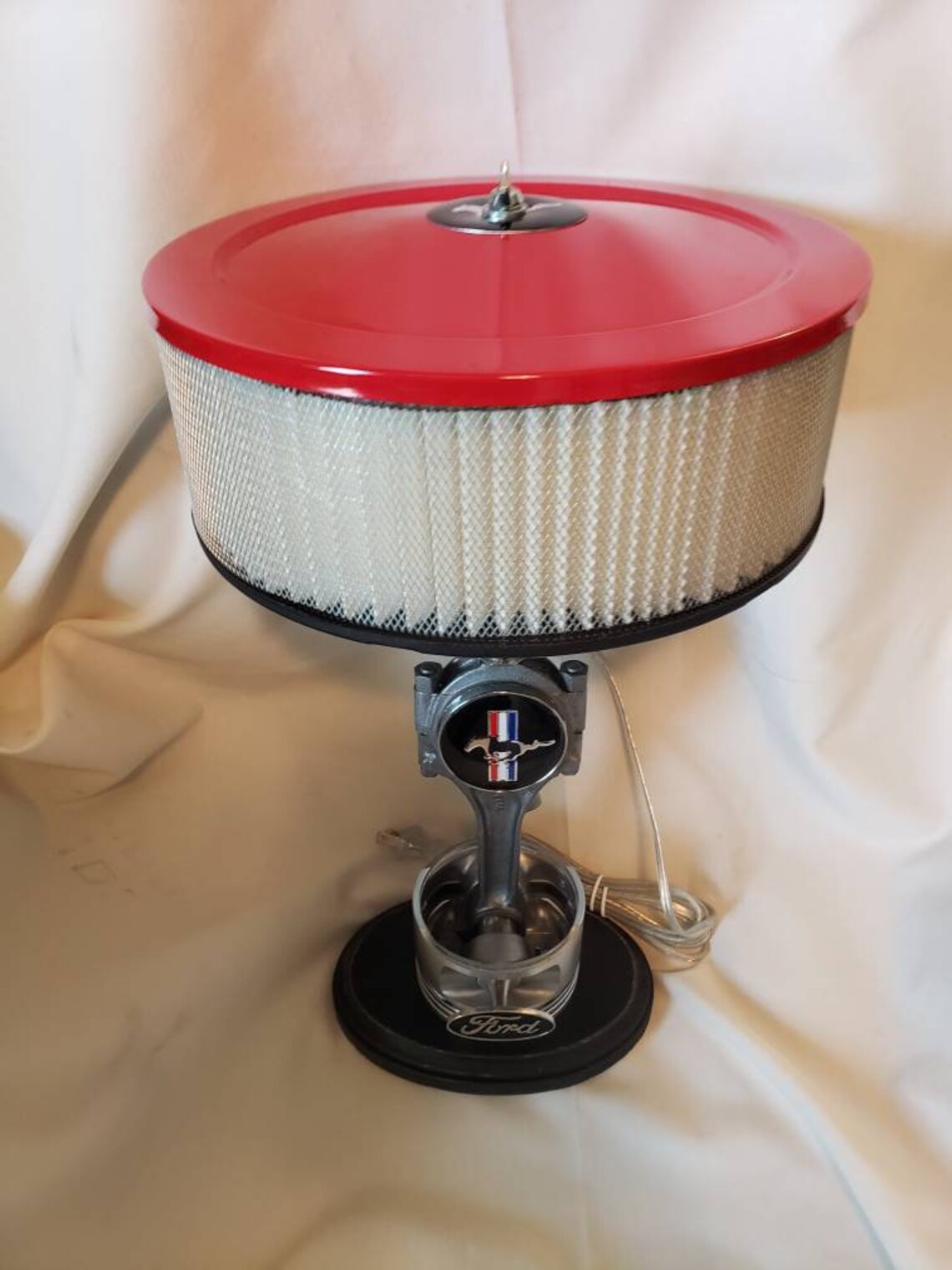 Mustang Automotive Piston Desk Lamp Etsy