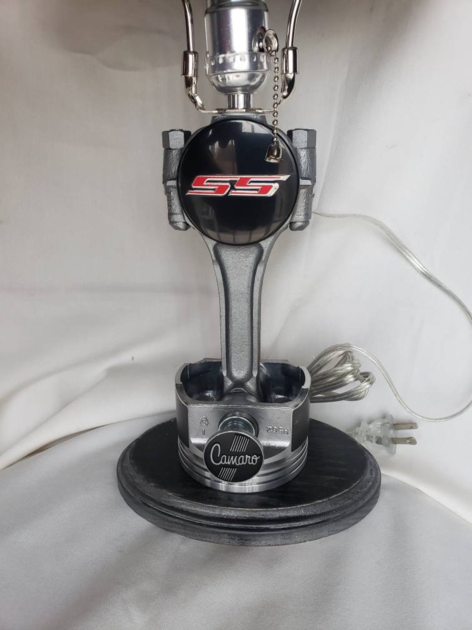 SS Camaro Piston Desk Lamp Etsy