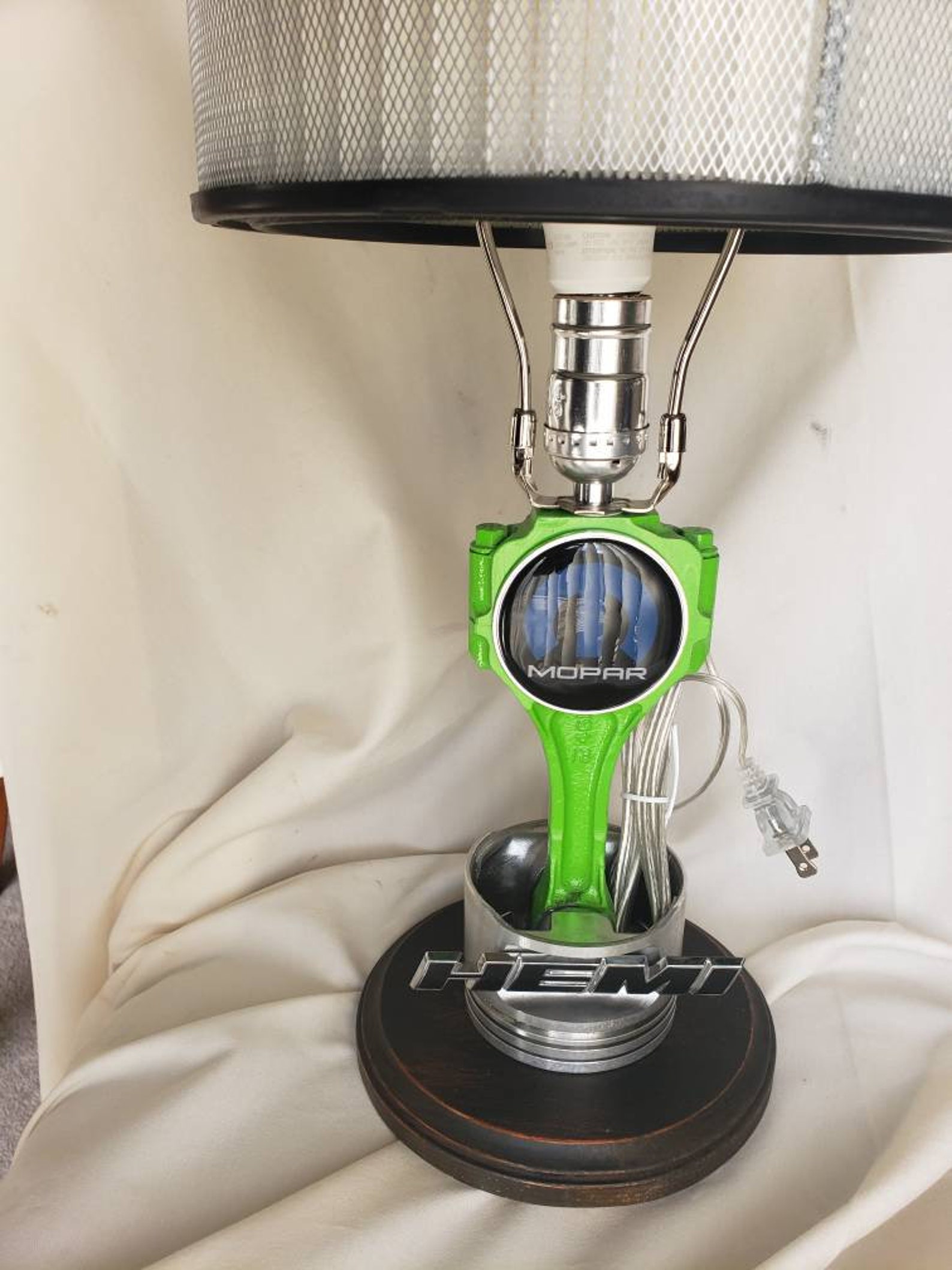 Mopar Hemi Piston Desk Lamp Etsy