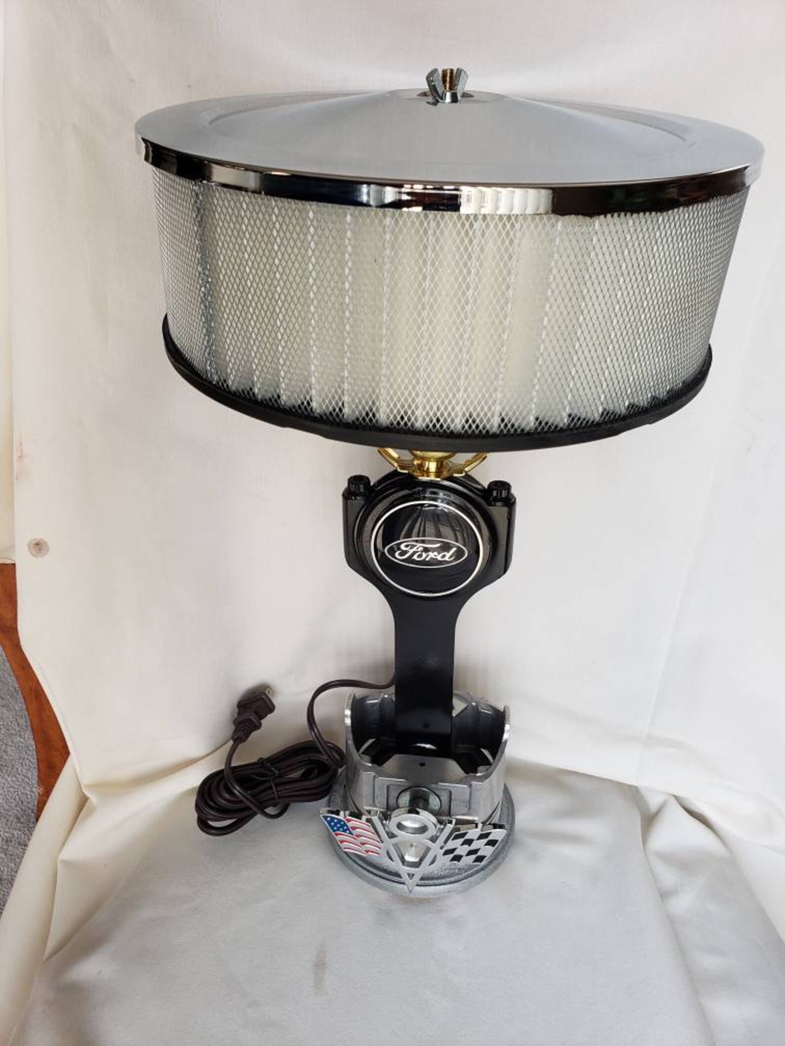 FORD Piston & Rod Lampe de bureau avec chrome Air Cleaner Lamp Etsy