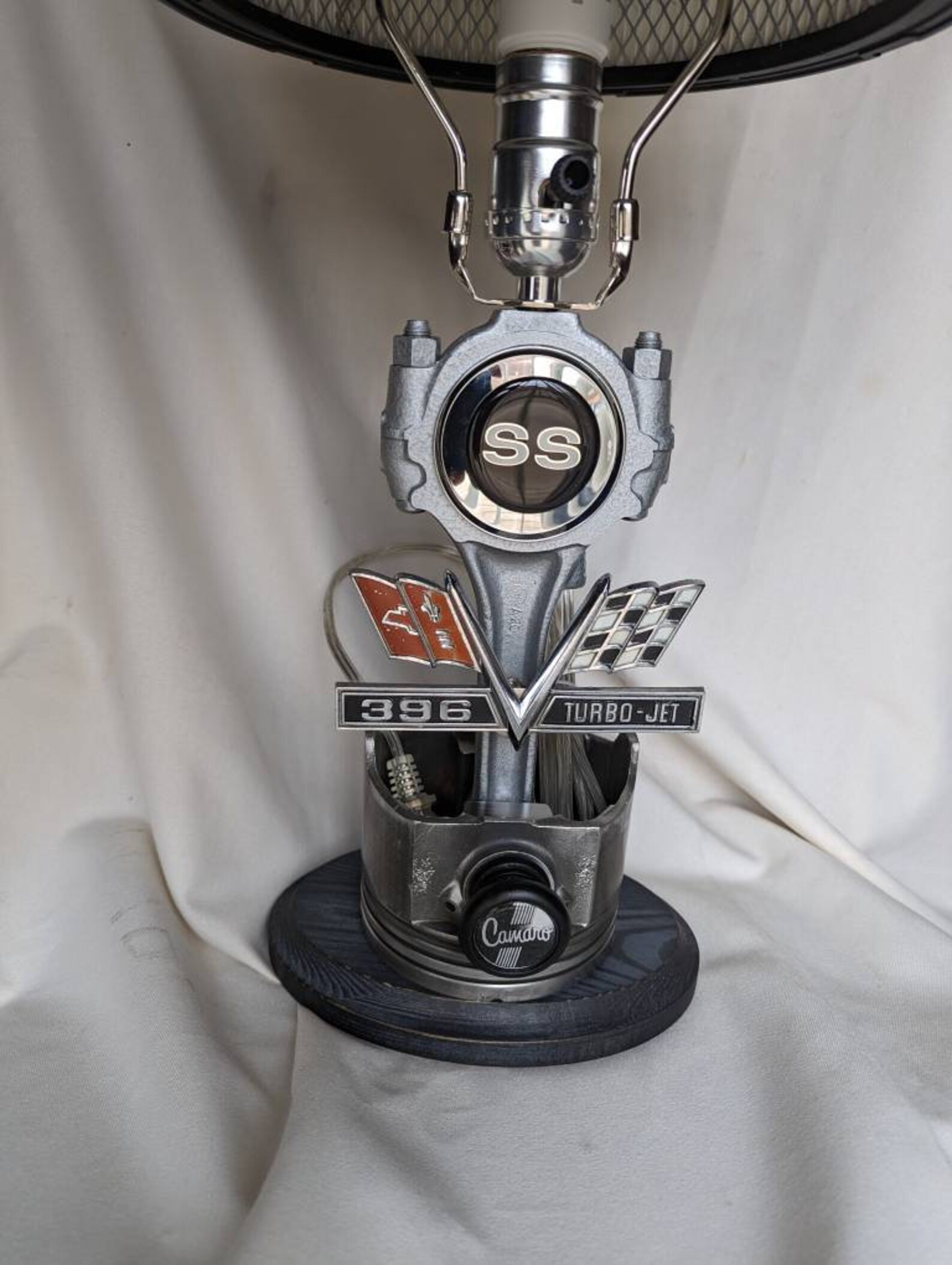 SS Camaro Piston Desk Lamp 2 Etsy