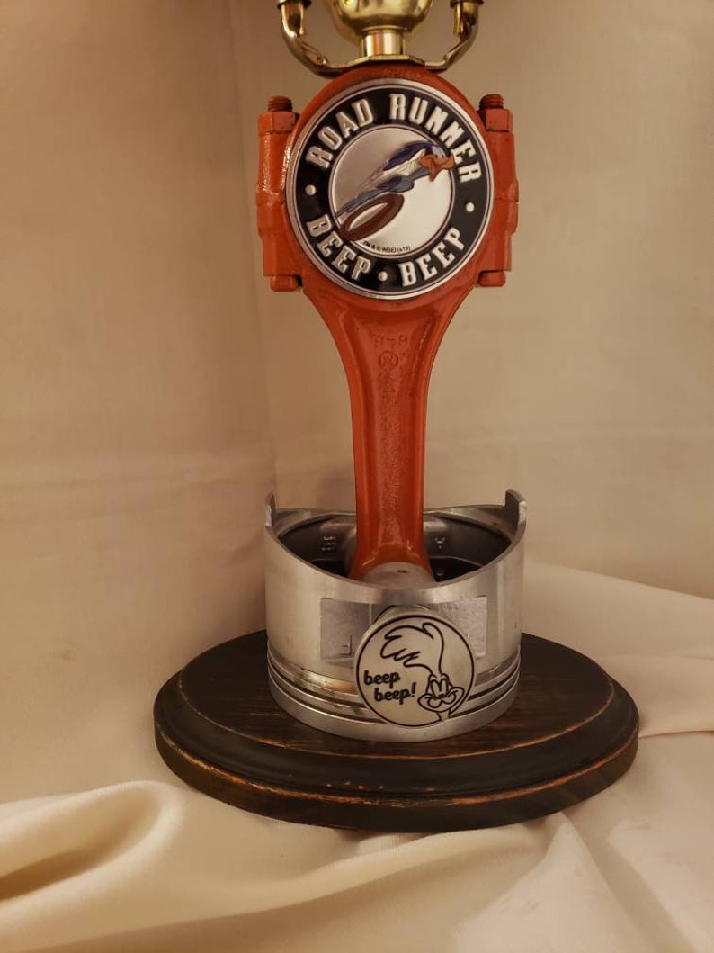 Plymouth Roadrunner Piston Desk Lamp Etsy