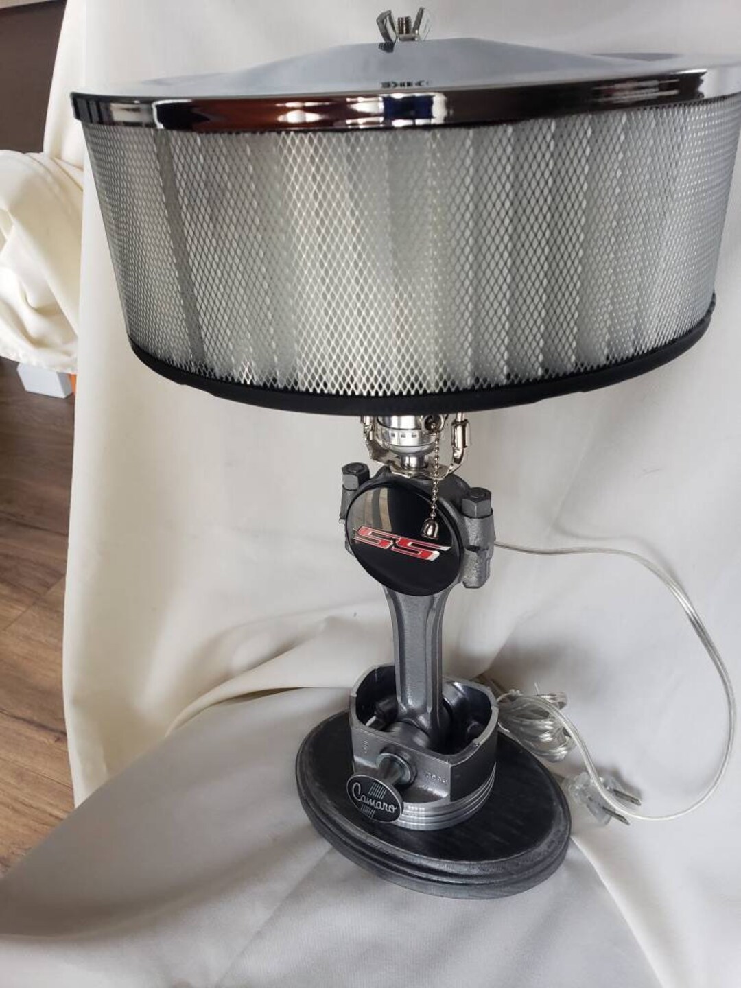 SS Camaro Piston Desk Lamp Etsy