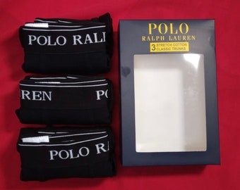 Men's Polo Ralph Lauren Underwear Boxer Cotton Stretch Classic fit 3packs trunks