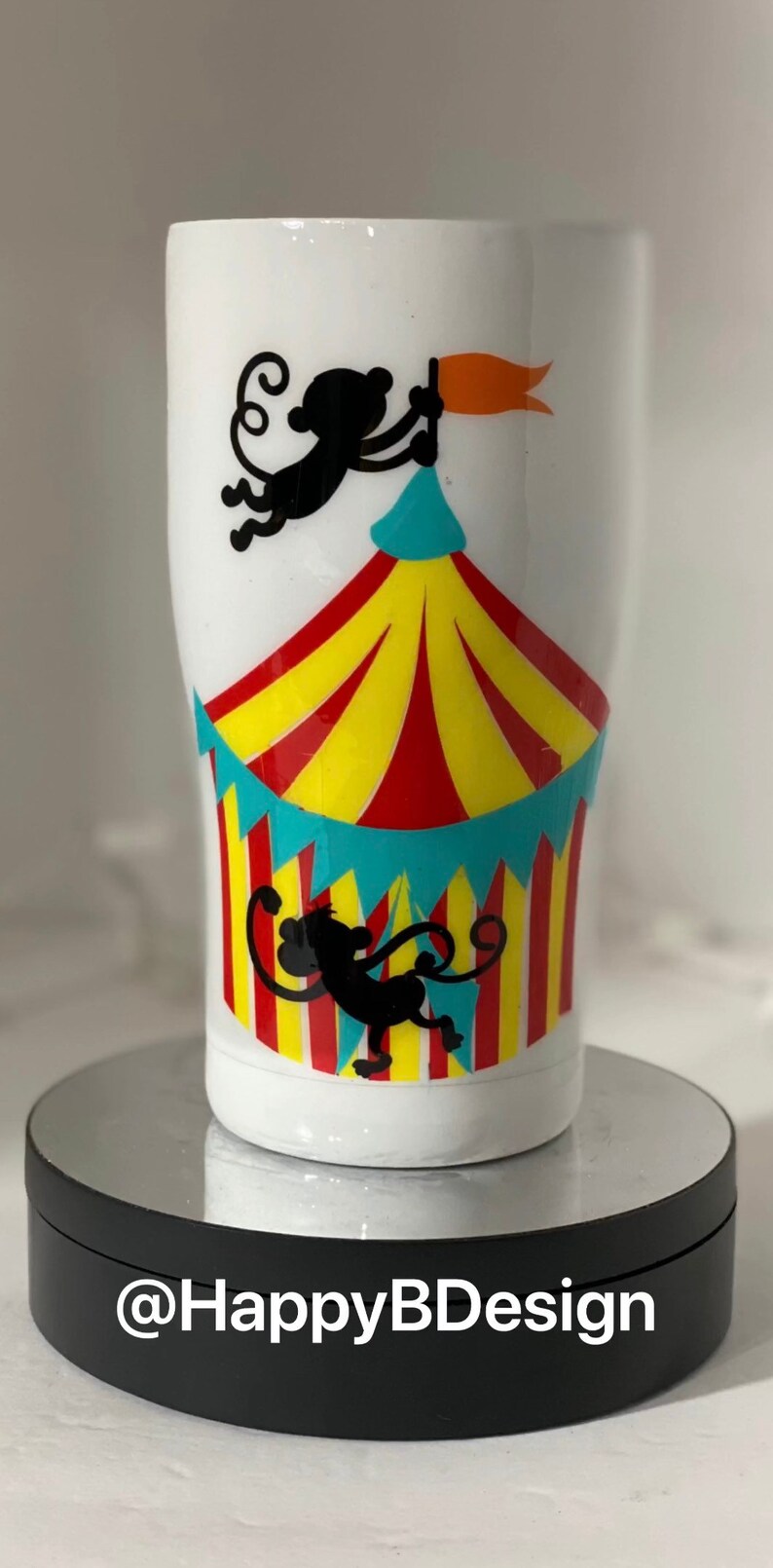 Not My Circus Custom Tumbler