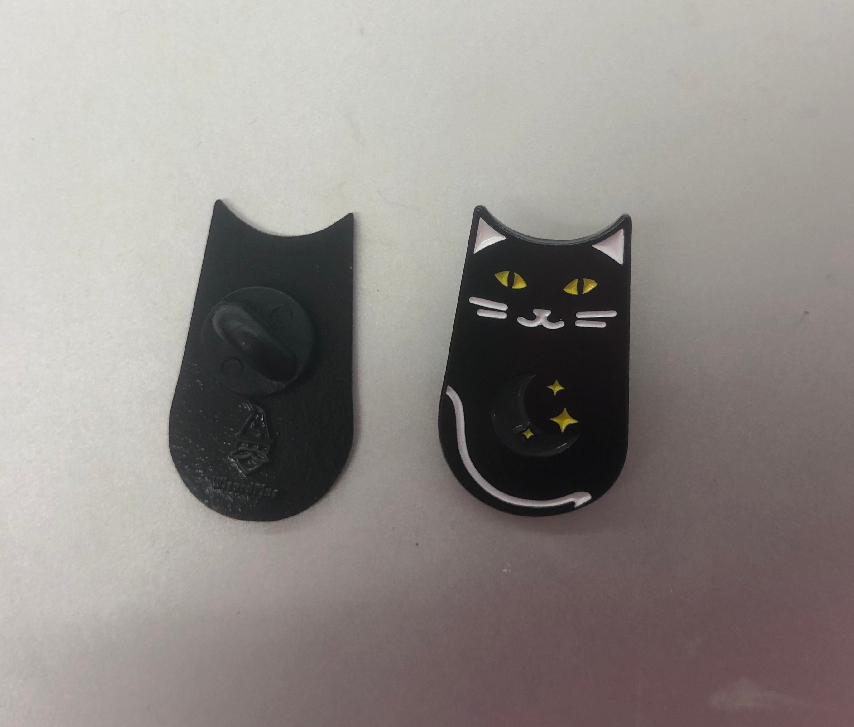 Pisgah Paws Cat  Cafe  and Emporium Enamel Pin  Transylvania 