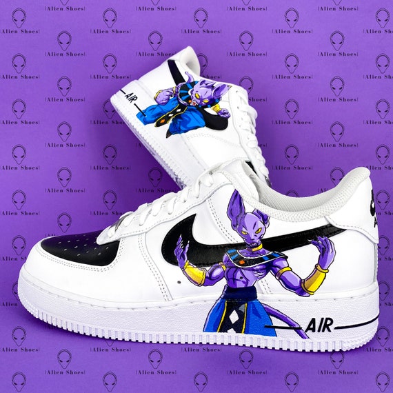 Nike AF1 Air force 1 Custom BEERUS / Dragon Ball / DBS / DBZ | Etsy