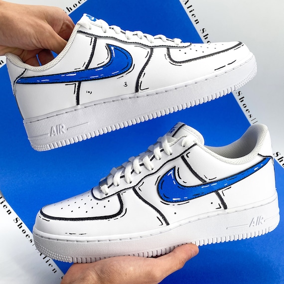 nike air force one cartoon custom