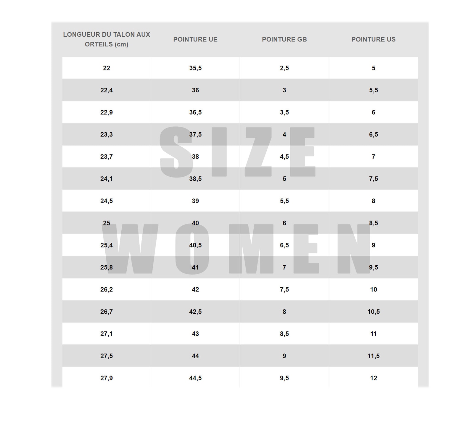 nike af1 sizing