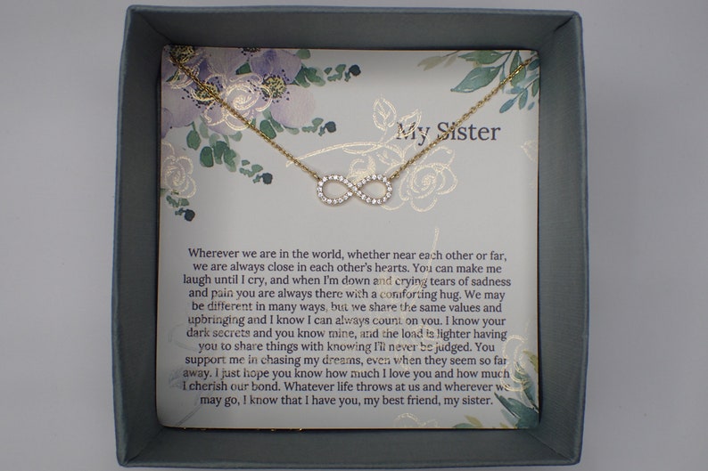 Sister Gift My Sister- Gift for Sister Surprise for Sister Sister Birthday Gift Big Sister Gift Quote for Sister