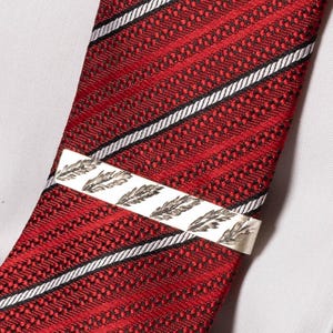 Handcrafted Men&#39;s Tie Clip, Diamond Cut Elegant Men&#39;s Tie Clip, Vintage-Inspired Tie Clip, Classic & Stylish Gift for Him