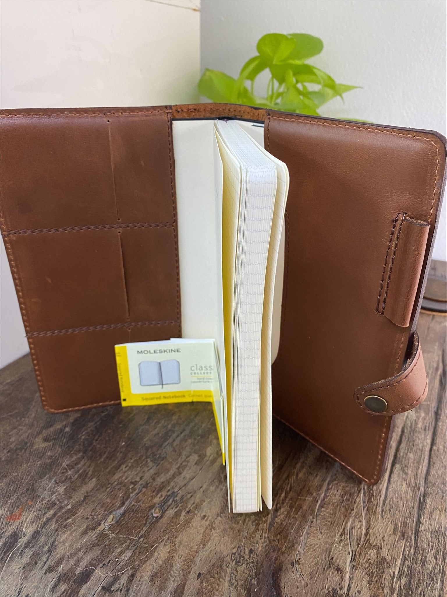 Moleskine Leather Book Cover Leather Journal Moleskine Etsy