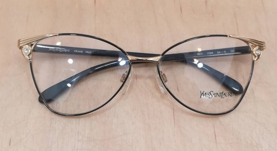 Vintage Eye Glasses Yves Saint Laurent 4011 Y104 80 Years  display picture 2