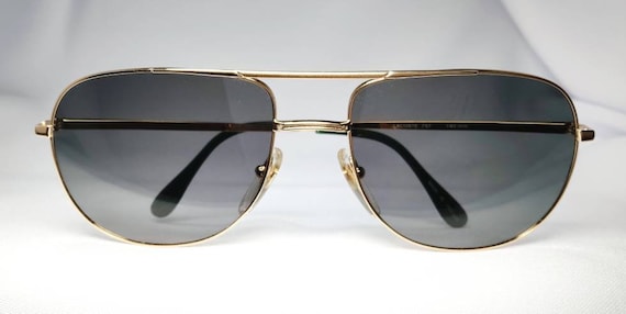 Vintage Lacoste 757 Sunglasses, 80s, Oversize Aviator Design  display picture 1