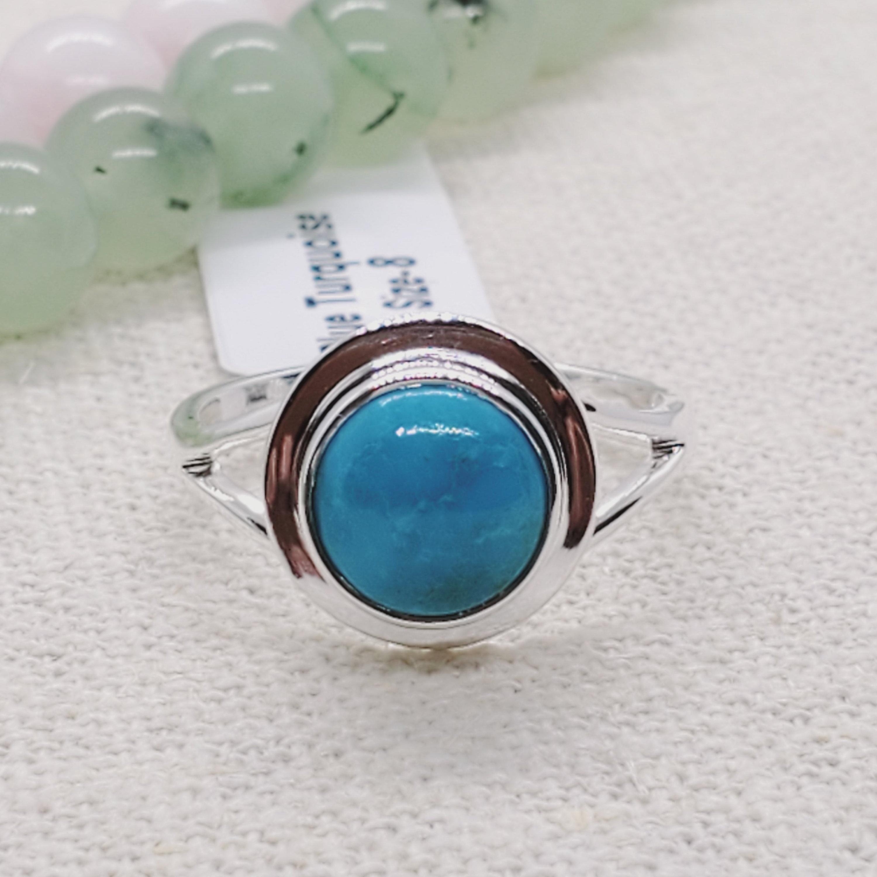 Arizona Turquoise Ring in Solid 925 Sterling Silver, Turquoise