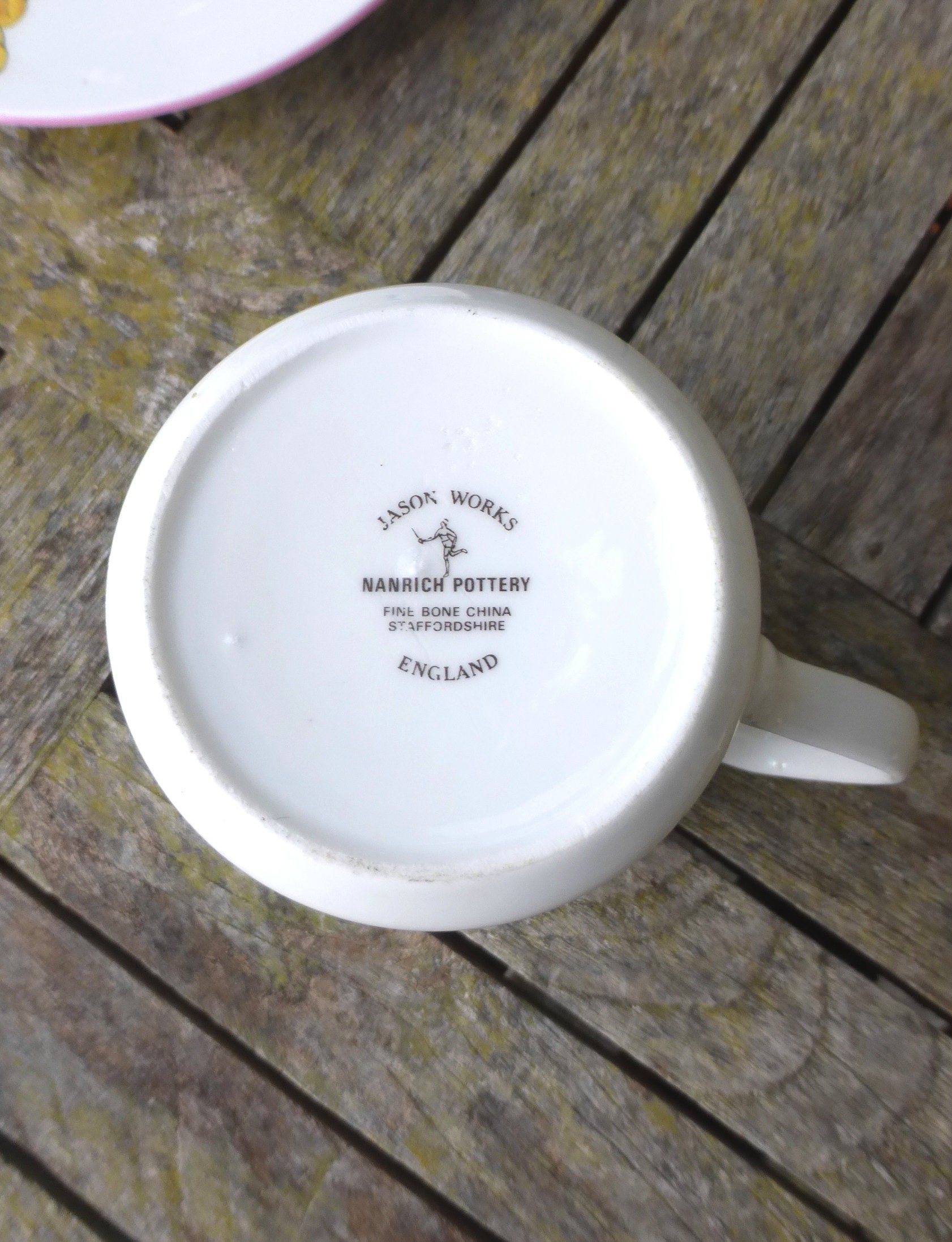 Charming English vintage JASON WORKS Nanrich Pottery bone Etsy