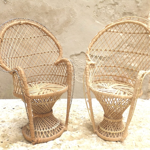 Rattan Peacock Chair Etsy