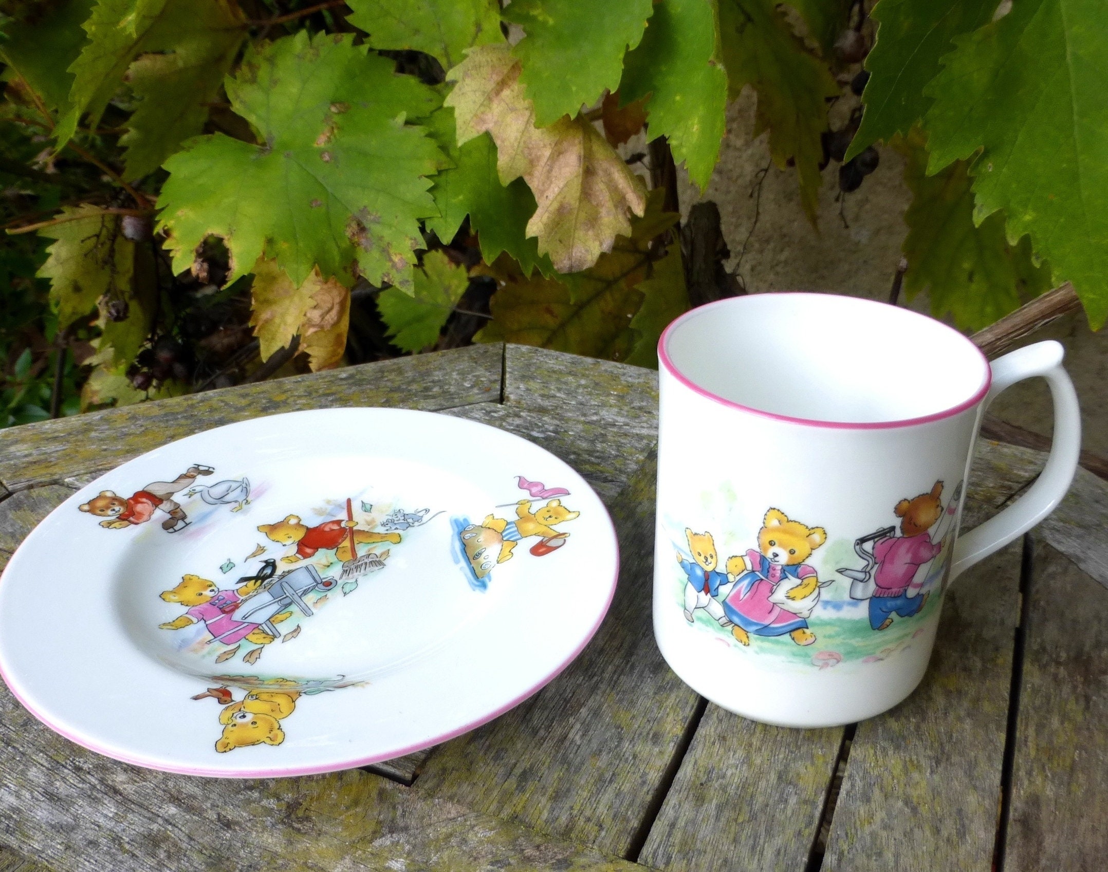 Charming English vintage JASON WORKS Nanrich Pottery bone Etsy