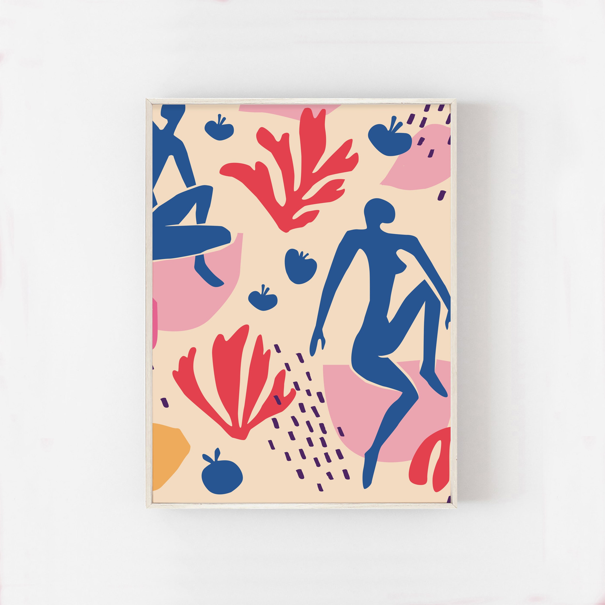 Henri Matisse Inspired Abstract Wall Art Pattern Vintage Art - Etsy