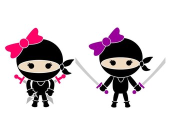 Ninja Clipart Svg - 1974+ SVG Cut File