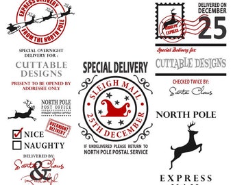 Santa Sack Svg File Etsy