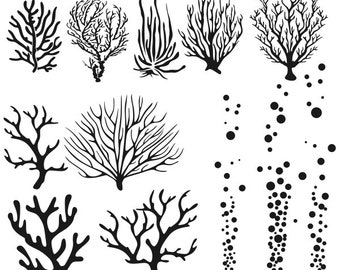 Coral Svg Etsy