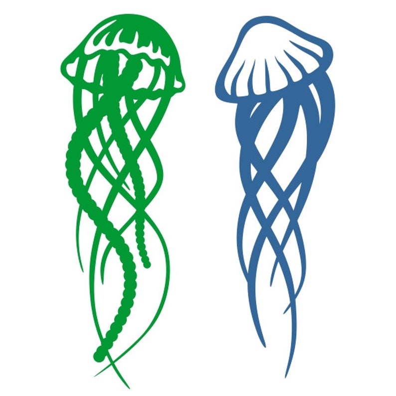 Download Jelly Fish Cuttable Design PNG DXF SVG & eps File for | Etsy