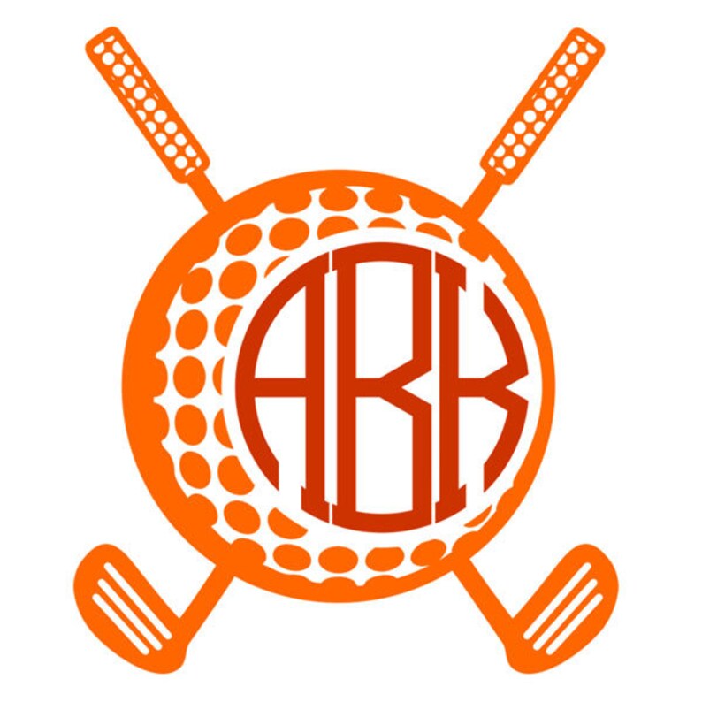 Download Golf Monogram Frame Cuttable Design PNG DXF SVG & eps File ...