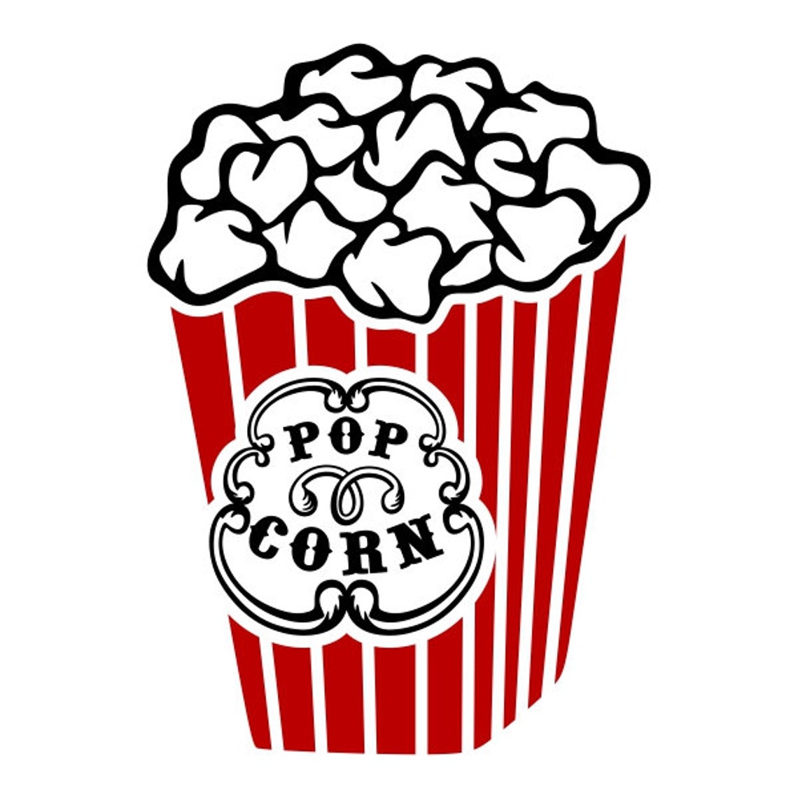 Free Popcorn Svg File