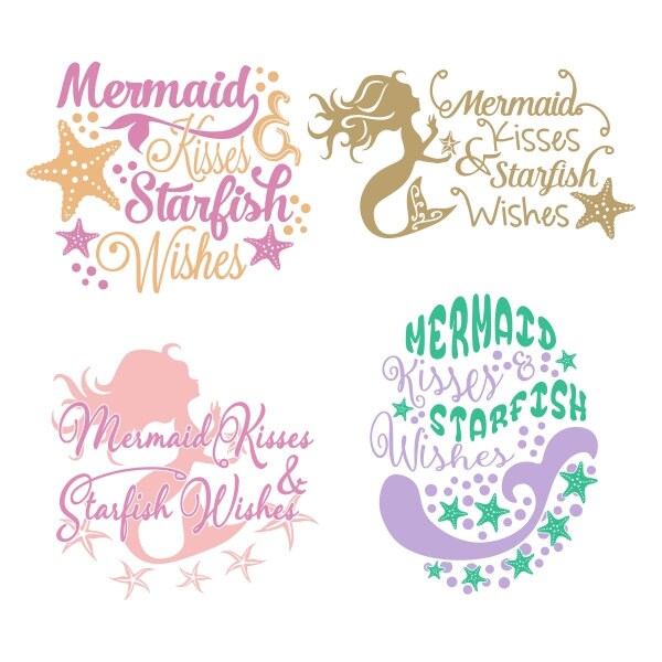 Free Free 222 Mermaid Kisses Svg SVG PNG EPS DXF File