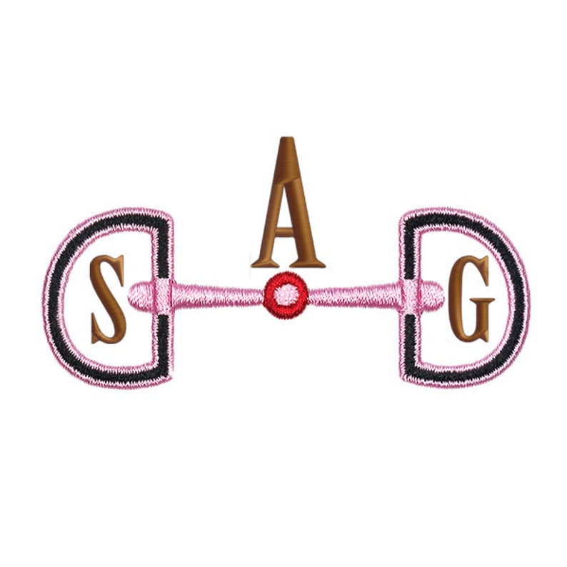 Horse Bit Embroidery Design Instant Download PES DST Etsy