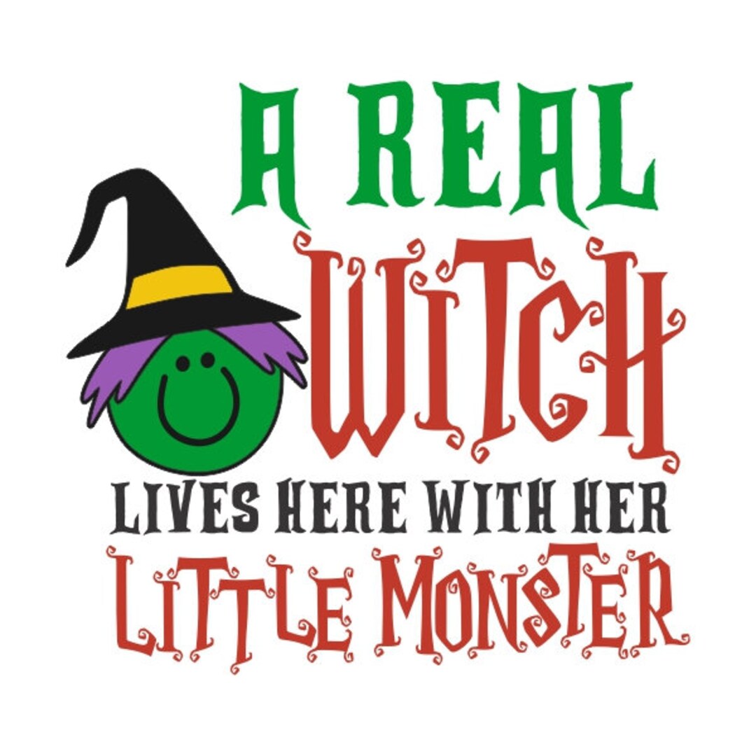 A Real Witch Cuttable Design PNG DXF SVG & Eps File Silhouette - Etsy