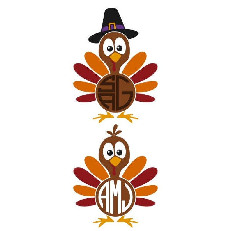 Download Cute Turkey Cuttable Design PNG DXF SVG & eps File ...