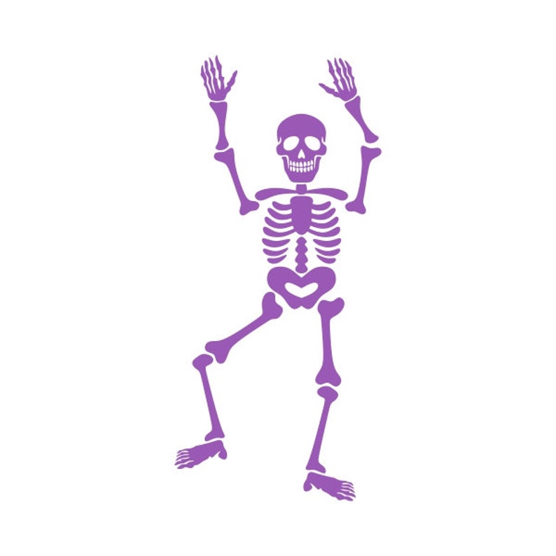 Download Dancing Skeleton Cuttable Design PNG DXF SVG & eps File | Etsy