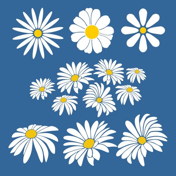 Free Free 184 Daisy Flower Silhouette Svg SVG PNG EPS DXF File