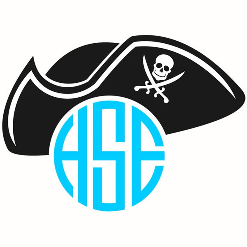 Download Pirate Hat Frame Cuttable Design PNG DXF SVG & eps File for | Etsy