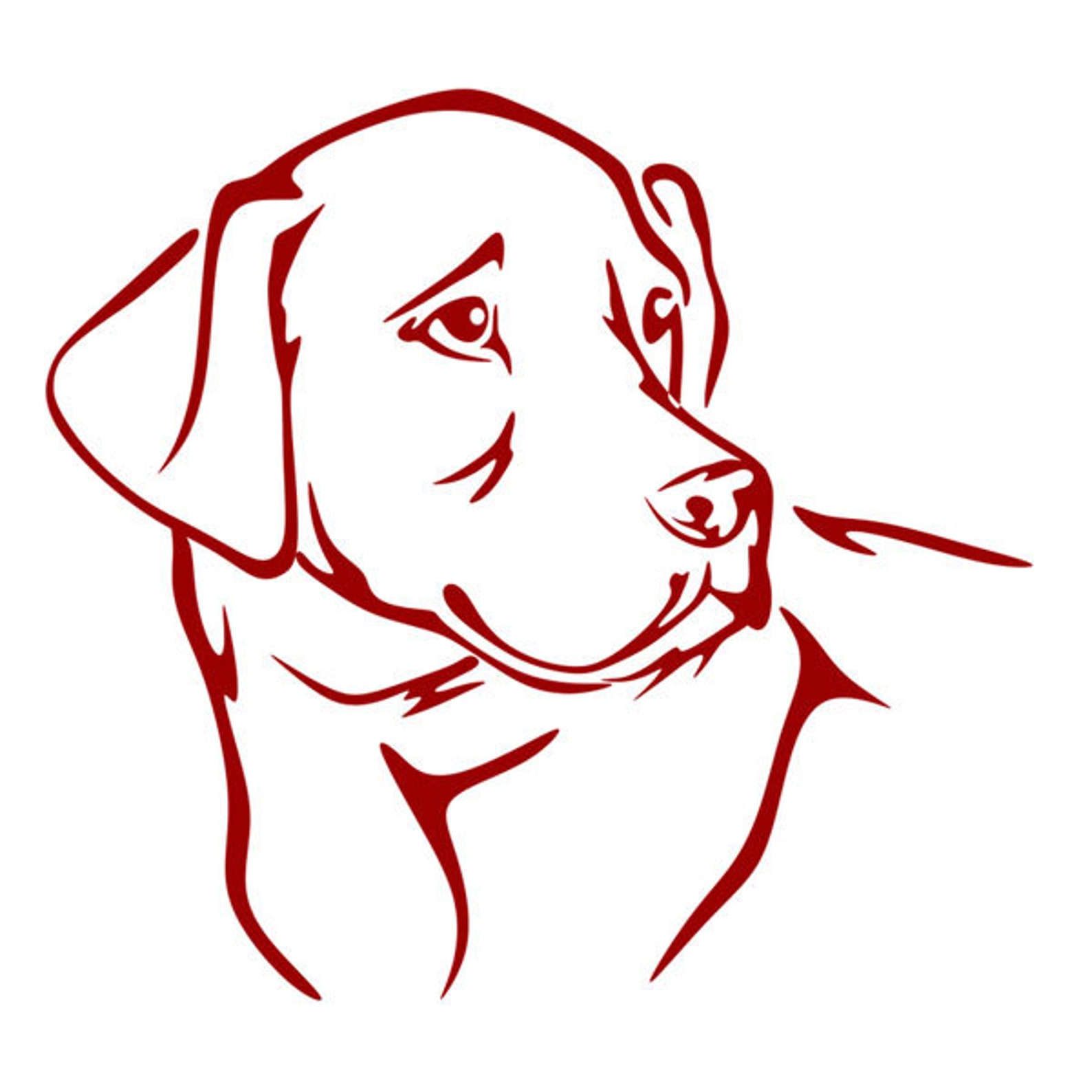 Labrador Dog Lab Cuttable Design PNG DXF SVG & Eps File for - Etsy