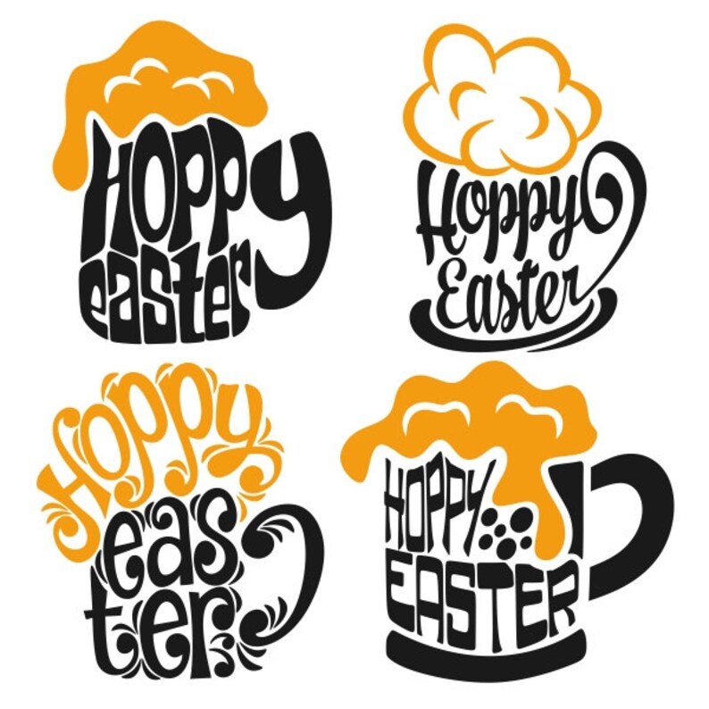 Download Hoppy Easter Beer Cuttable Design PNG DXF SVG & eps File for | Etsy