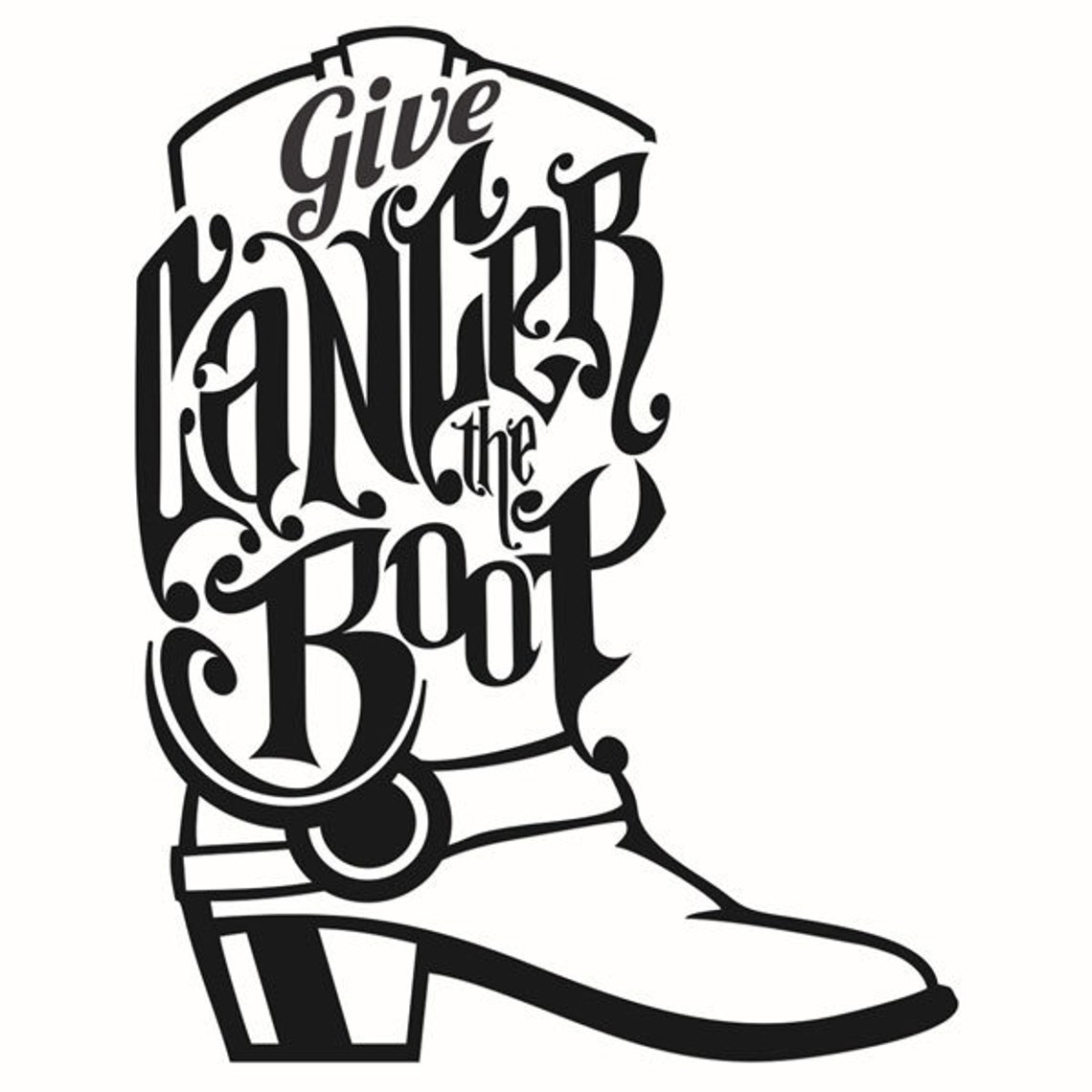 Give Cancer The Boot Cuttable Design PNG DXF SVG & eps File | Etsy