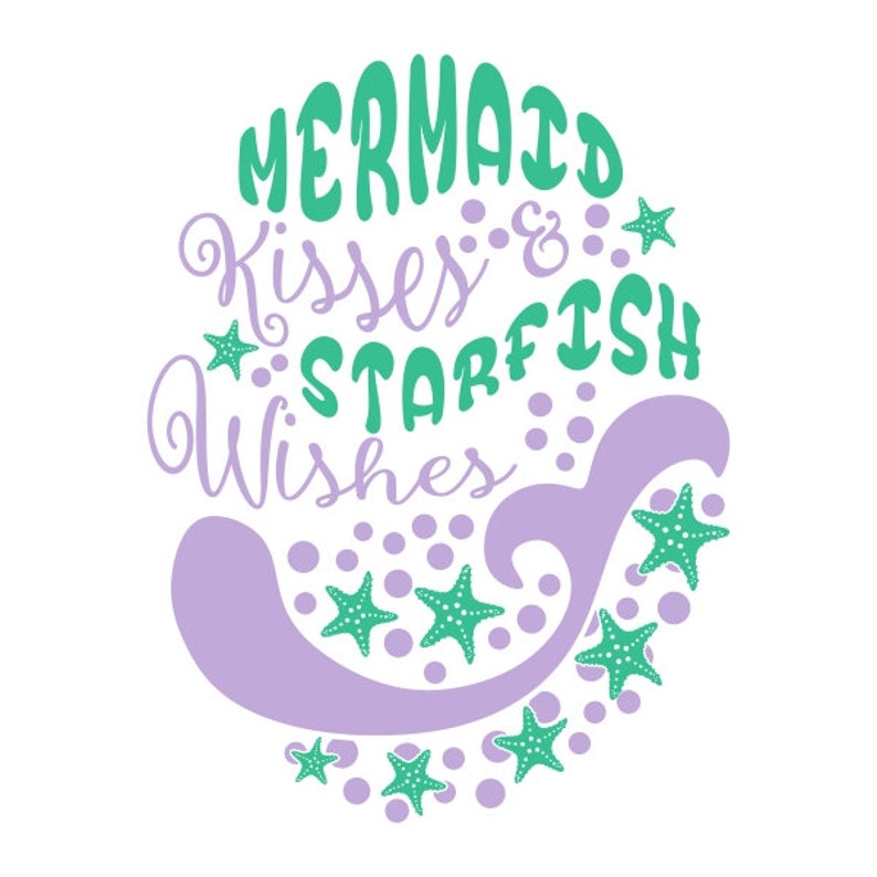 Download Mermaid Kisses Cuttable Design PNG DXF SVG & eps File for ...