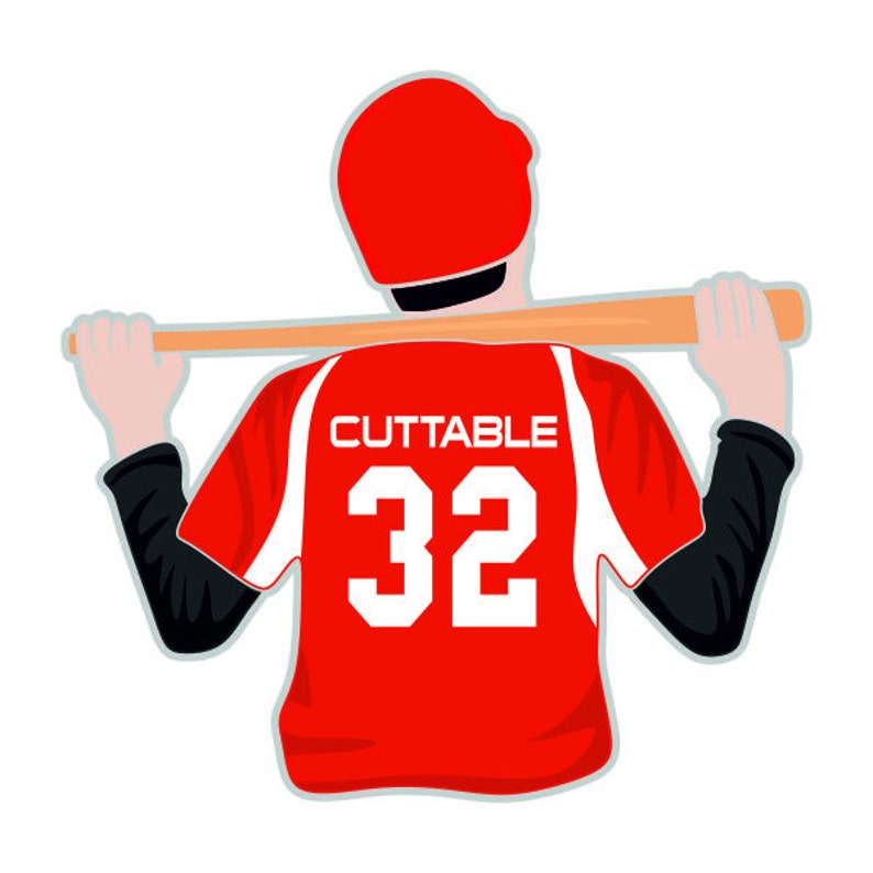 Download Baseball Player Name Number Cuttable Design PNG DXF SVG ...