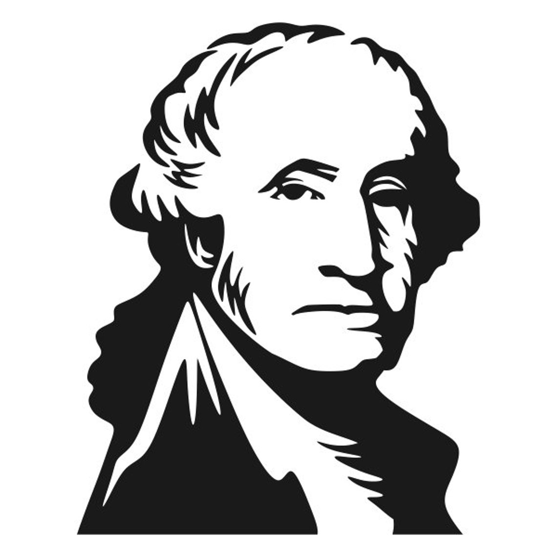 George Washington U.S. Presidents Cuttable Design PNG DXF SVG - Etsy