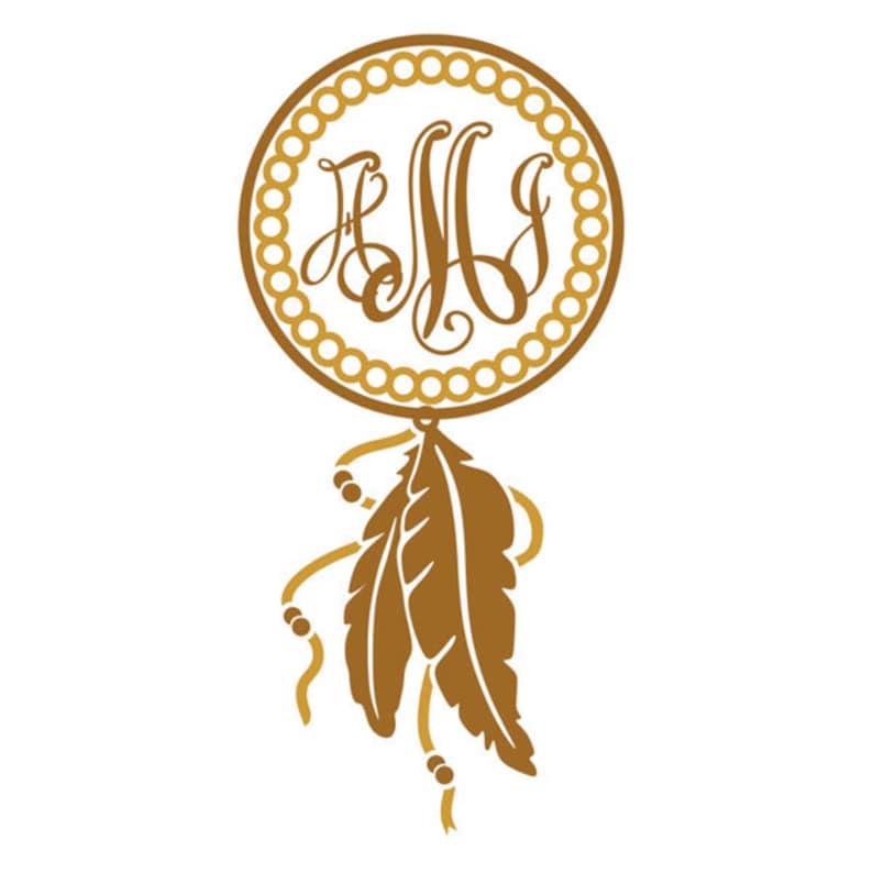 Download Dreamcatcher Monogram Cuttable Design Png Dxf Svg Eps File For Silhouette Cameo And Cricut Clip Art Art Collectibles