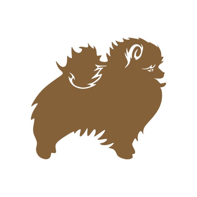 Pomeranian Dog Cuttable Design PNG DXF SVG & Eps File for - Etsy