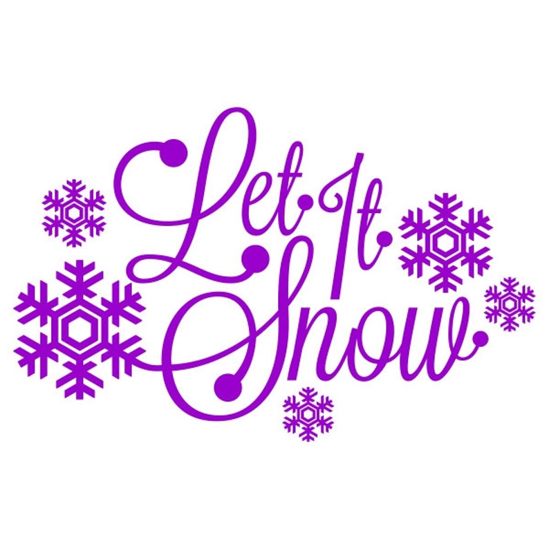 Free Free 97 Silhouette Let It Snow Svg SVG PNG EPS DXF File