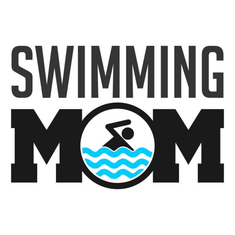 Download Swimming Mom Cuttable Design PNG DXF SVG & eps File for | Etsy