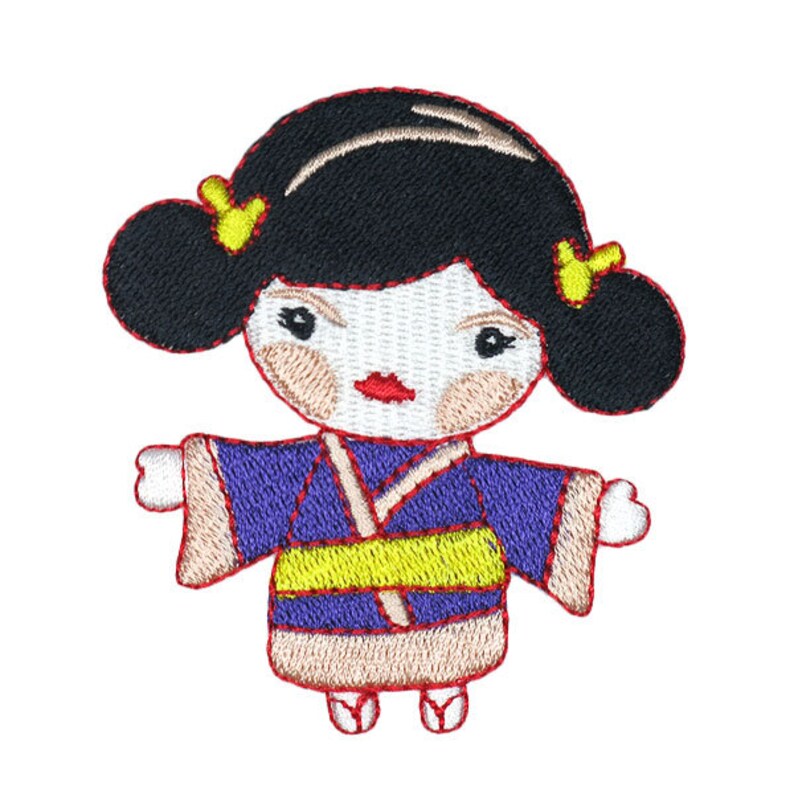 Kokeshi Embroidery Design Instant Download PES DST Etsy